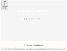 Tablet Screenshot of monheganhouse.com